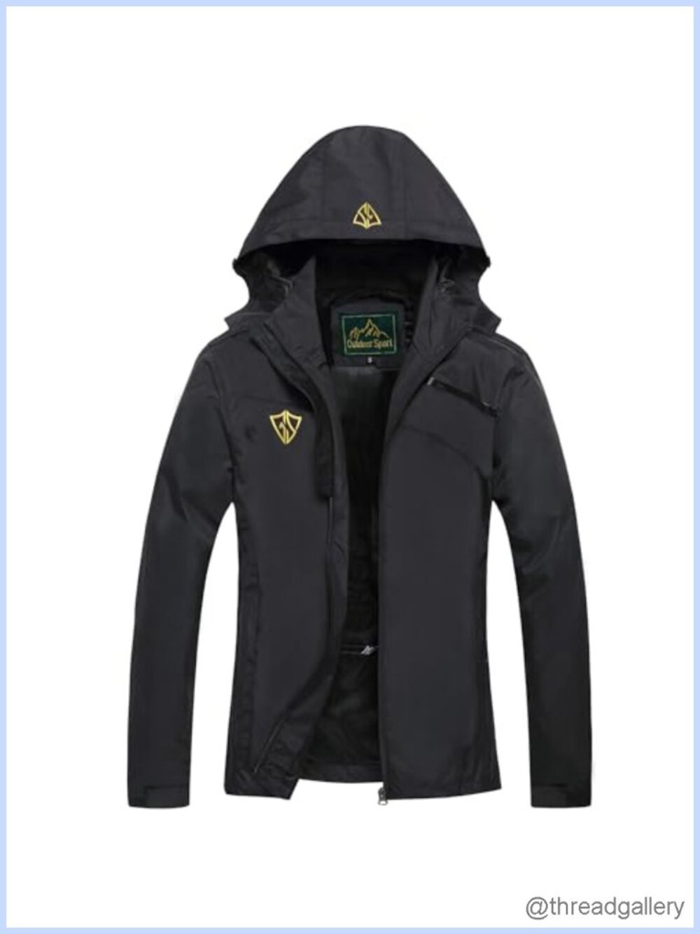 Women's Waterproof Rain Jacket Lightweight Windproof Packable Hooded Raincoat